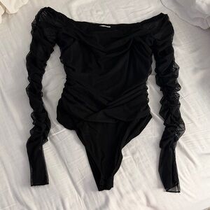 uo off the shoulder bodysuit